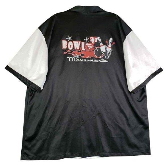 Cruisin USA Bowling Shirt Mens XL Button Up Collar Black Toilet Bowl Humor - Picture 3 of 12